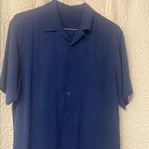 Tommy Bahama Blue Casual Button Down Shirt